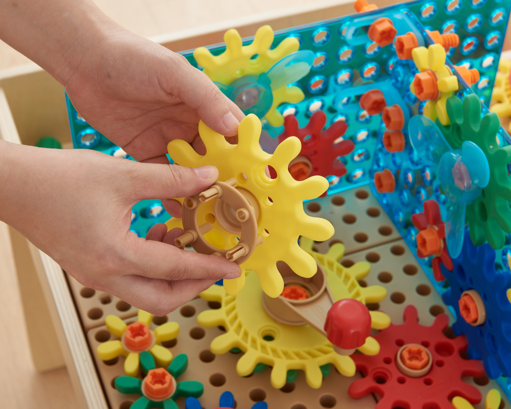 STEM Набор шестеренок расширенный, 198 штук