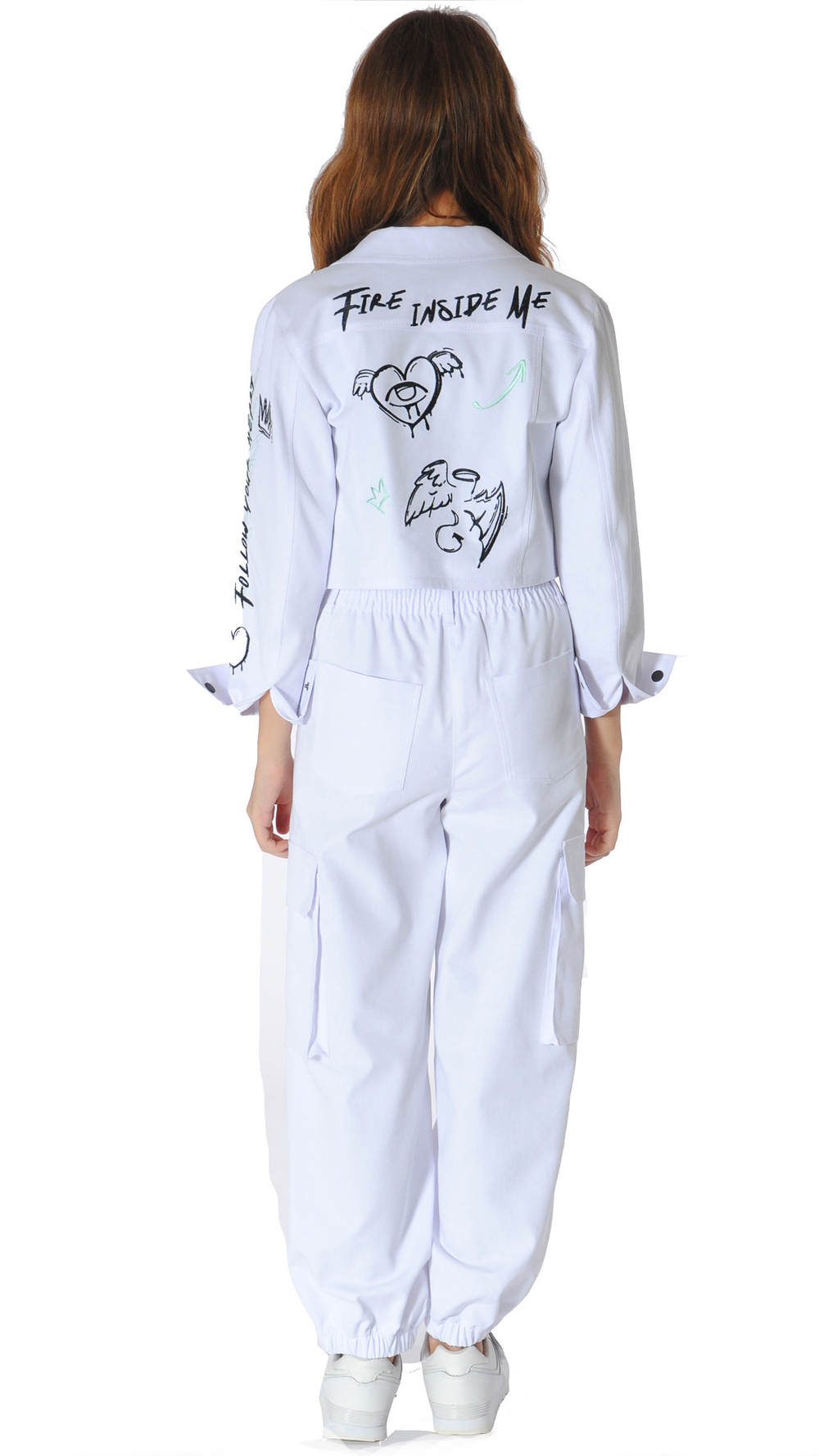 Брюки джинсовые для девочки 9-16 лет Fleur de Vie