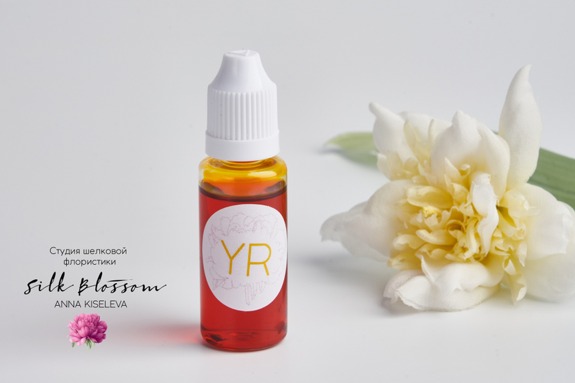 Анилиновый краситель для шелковой флористики желтый (YR) 20 мл