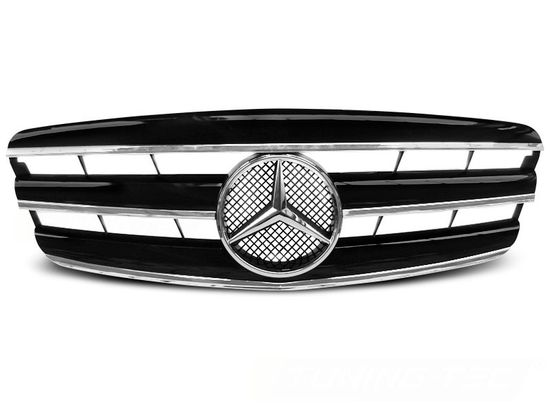 Решетка радиатора CL STYLE BLACK CHROME для Mercedes S W221