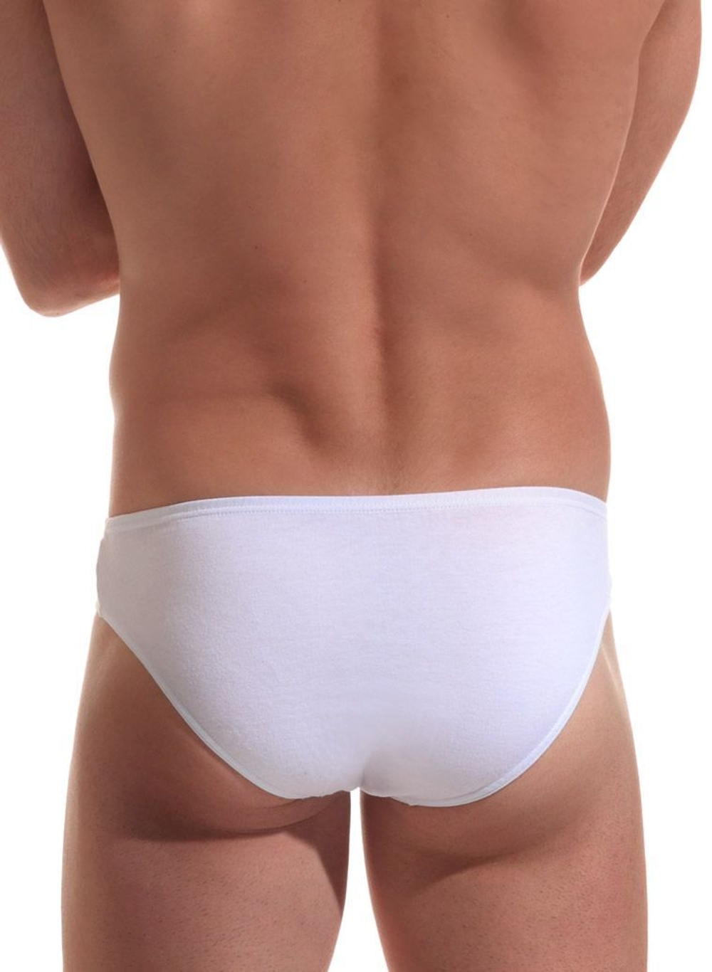 Набор из 3 мужских трусов-слип из чистого хлопка (Размер: XL) (Цвет: черный)