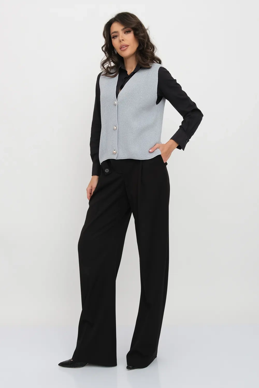 Жилет М 3319/серый