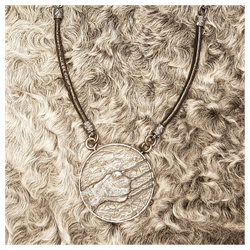 Серебряная монета-амулет «Рысь»