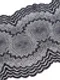 03-261 ОПТ Кружево эластичное 21 см, ажур, черный 170
