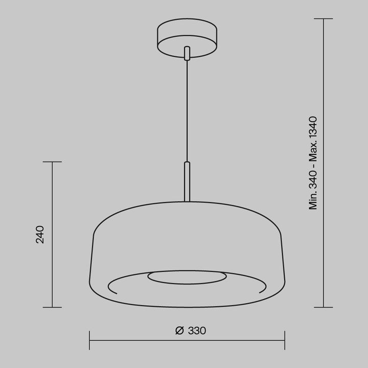 Подвесной светодиодный светильник Maytoni Madmen MOD127PL-L6SG