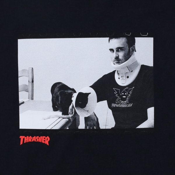 Футболка Thrasher x Toy Machine Templeton T-Shirt (black) артикул:tqYM-zycgZAK6trKmQKI-1 - купить в магазине Дайс