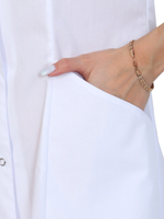 Халат медицинский женский СтильБ 200ТСА, белый, 52