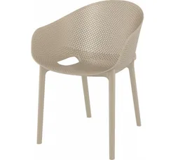 Стул пластиковый Sky Pro бежевый