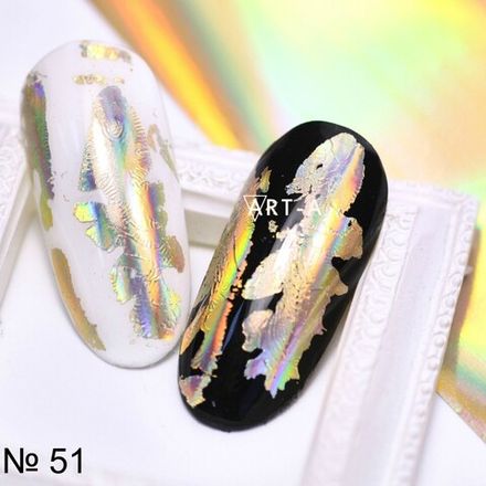 Art-A Фольга переводная Глянцевая золотой мираж (51)