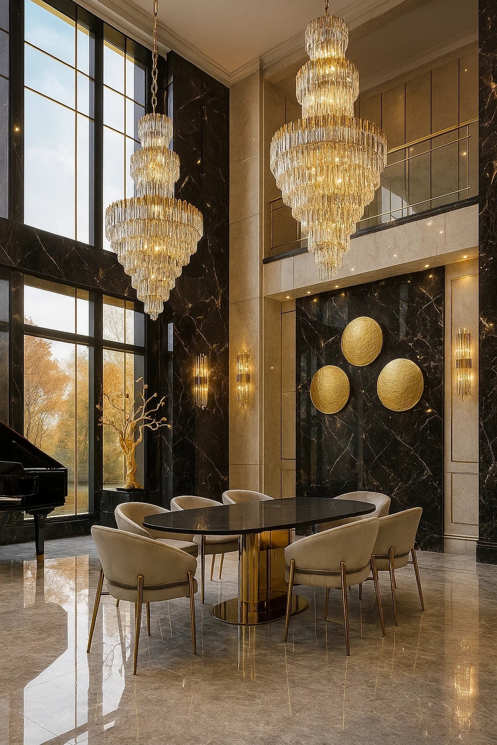 Стол обеденный Ist Casa раскладной Атриум-2, 140(30+30)х100х77 см, черная керамика