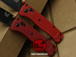 Нож Benchmade 535 Bugout - нейлон бургунди, черный клинок RK/Н126