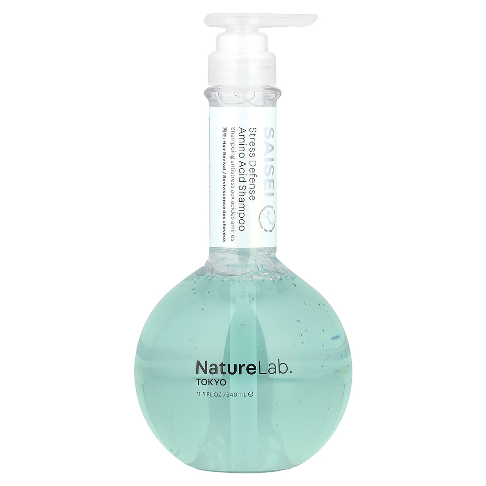 NatureLab Tokyo, Saisei, аминокислотный шампунь для защиты от стресса, 340 мл (11,5 жидк. Унции)