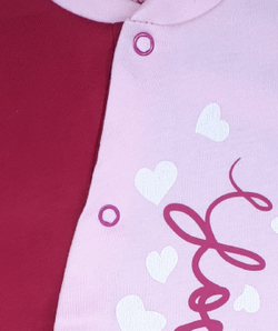 Комбинезон Love (розовый)
