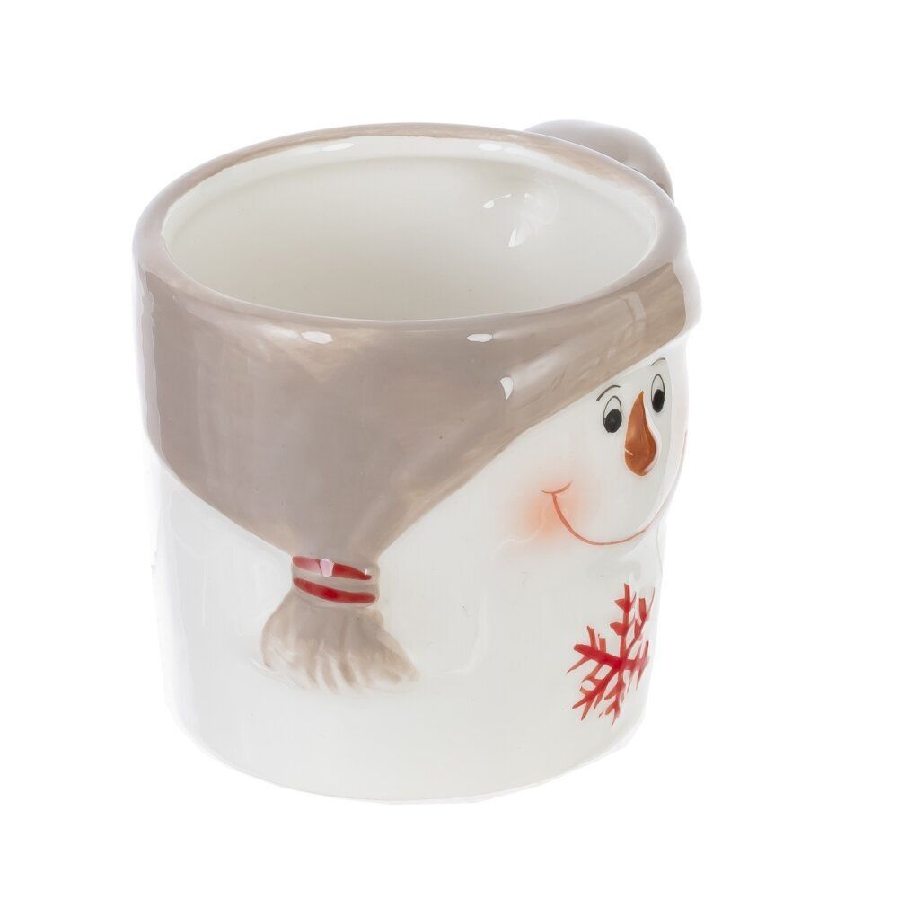 GAEM Чашка с блюдцем "Снеговик", 150 мл, L13 W12 H8 см