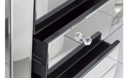 KFC882 Тумба прикроватная зеркальная 50*43*65мм