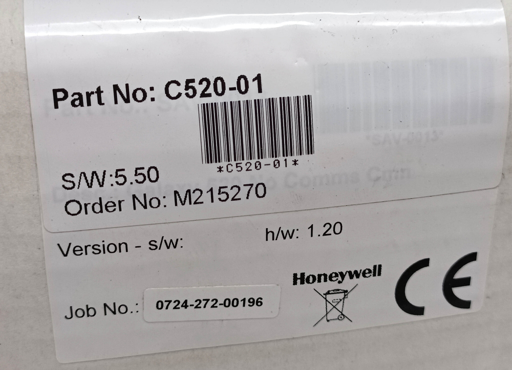 Охранно-пожарная панель Honeywell C520-01 S/W:5.50 Galaxy Dimension