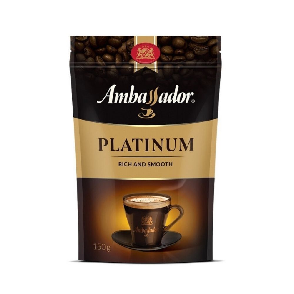 Кофе растворимый Ambassador Platinum, пакет 150 г
