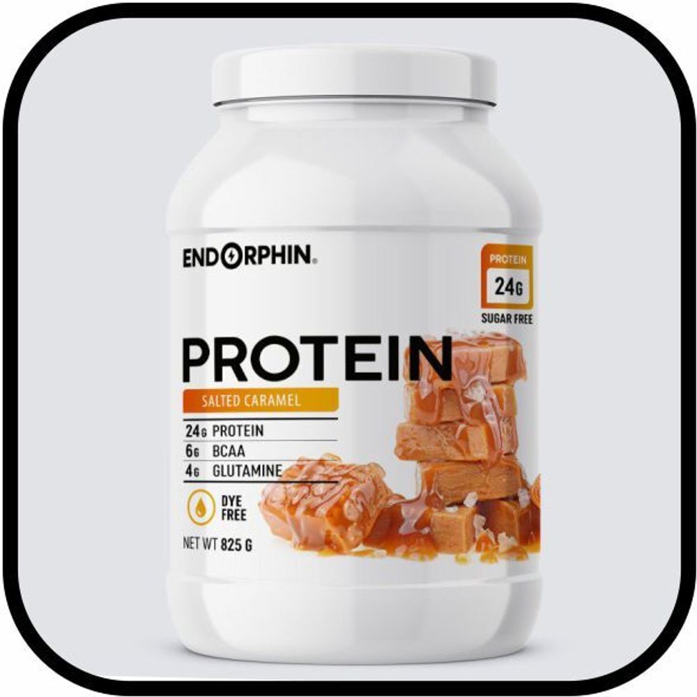 Протеин Endorphin Whey Protein банка, 825 г соленая карамель,