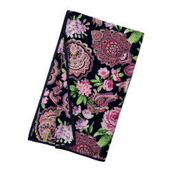 Плед 150x250 Feiler Anthea Dark Schwarzblau иссиня-черный без каймы