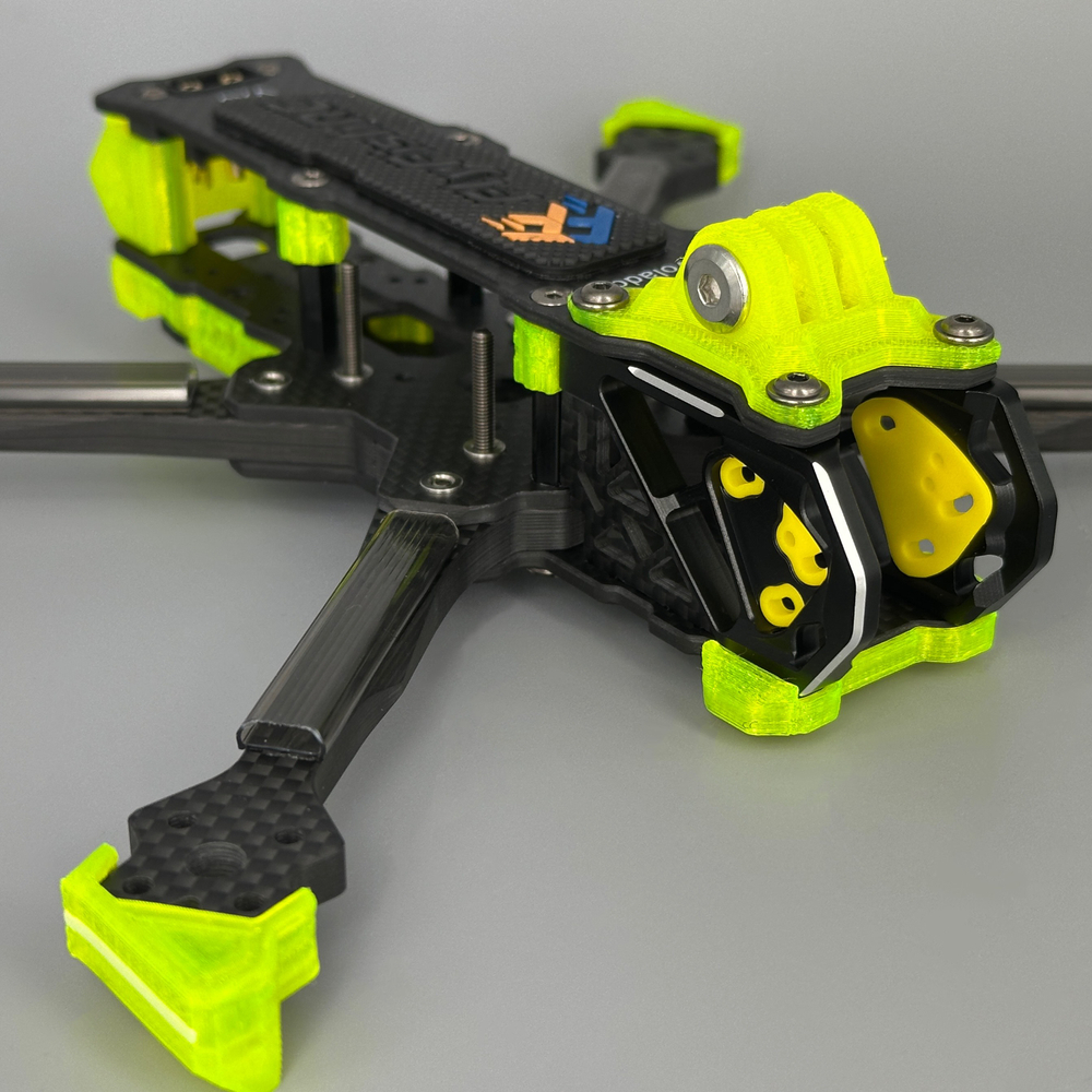 Рама FlyFish RC Volador 2 VX5 T700 (DJI O4 Pro) Желтый