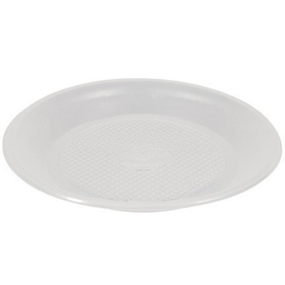 Тарелка D200 (1-секц.) ПП прозрачная (100/1800 шт.) МОПС