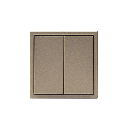 Выключатель 2-кл. ArtGallery (сх. 5) 10AX механизм шампань SE GAL000551