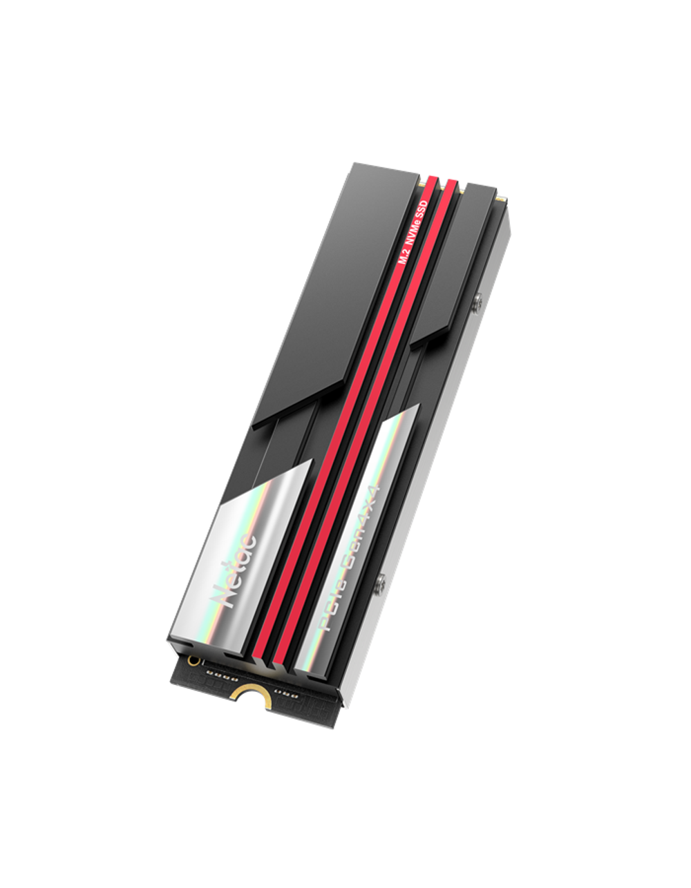 Ssd накопитель Netac SSD NV7000 4TB PCIe 4 x4 M.2 2280 NVMe 3D NAND, R/W up to 7200/6850MB/s, IOPS(R4K) 940K/1000K, TBW 3000TB, with heat sink, 5y wty