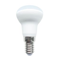 LED-R39-3W-6500K-E14-FR-NR Лампа светодиодная. Форма Рефлектор. матовая. Серия Norma. Дневной белый свет 6500K. Картон. ТМ Volpe
