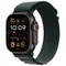 Часы Apple Watch Ultra 2 (2024) GPS + Cellular 49mm, черный титановый корпус, ремешок Alpine (Темно-зеленый) L