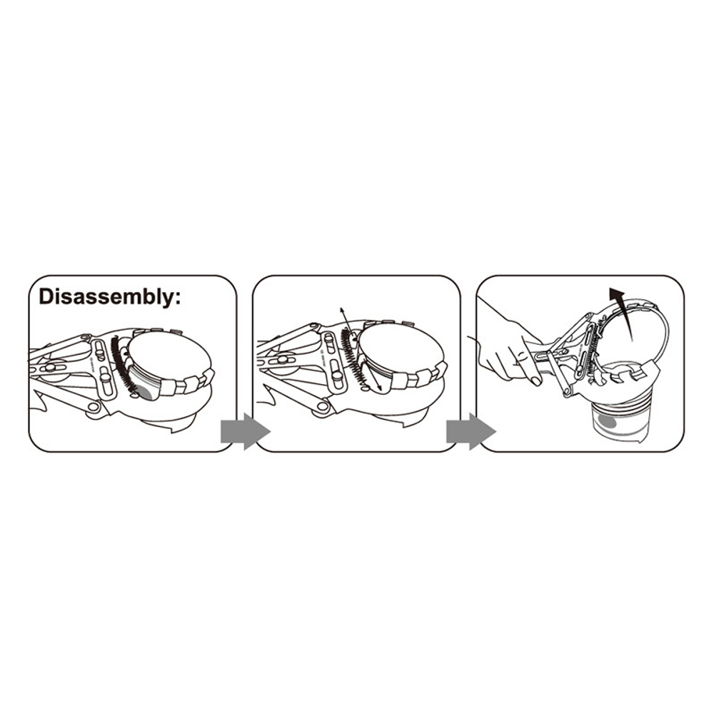 KING TONY (9AP120) Щипцы для поршневых колец, 80-120 мм