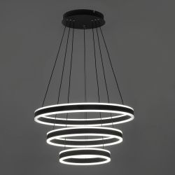 Citilux Дуэт CL719651 LED Люстра подвесная с пультом Чёрная