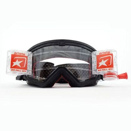 Очки кроссовые ARIETE MUDMAX GOGGLES, черный, прозрачная линза с перемоткой 14940-NRO