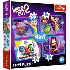 Puzzles - "4in1" - Emotions rule / Disney Inside Out 2