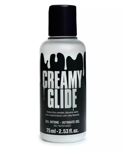 Лубрикант на водной основе Creamy Glide с консистенцией спермы - 75 мл.