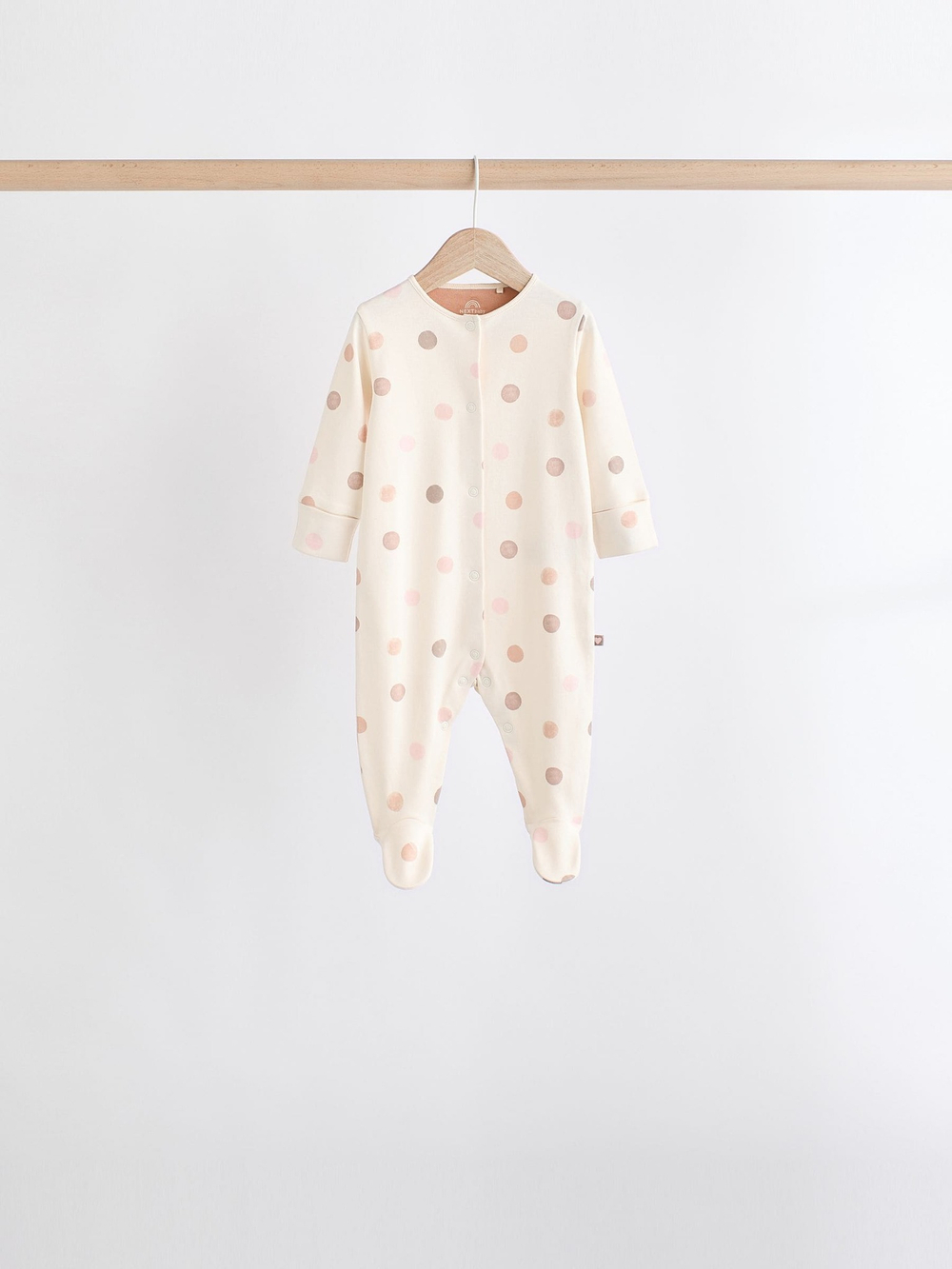 Комбинезон / Cлип для малышей Next K79-495, 7 шт., Молочный, Розовый, Бежевый