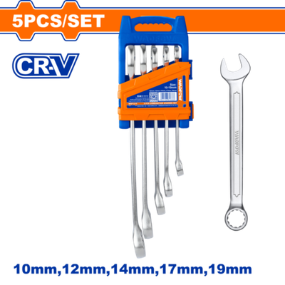 Набор комбинированных ключей 5 шт (12/24) WADFOW WSP1215