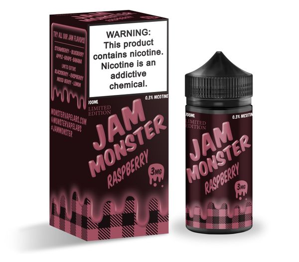 Купить Жидкость JAM MONSTER Original - Raspberry (100ml)