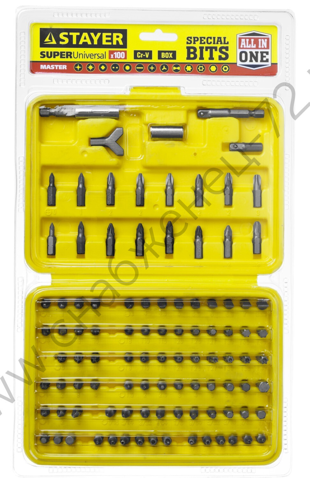 STAYER Super Universal 100 шт, Набор бит (2604-H100)