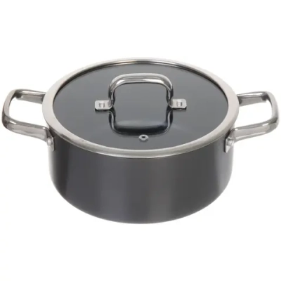 Кастрюля «ENERGY» 3,3 л, стеклянная крышка