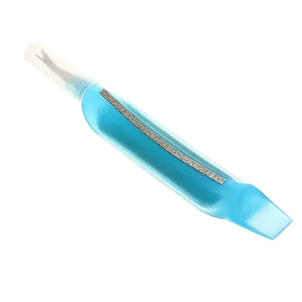 Триммер для удаления кутикулы на блистере «Ultramarine», с плоским шабером и пилкой, цвет микс, 11,5см✦