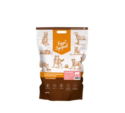 Корм для собак Будь Здоров Первый прикорм для щенков с  1 месяца, беременных и кормящих сук