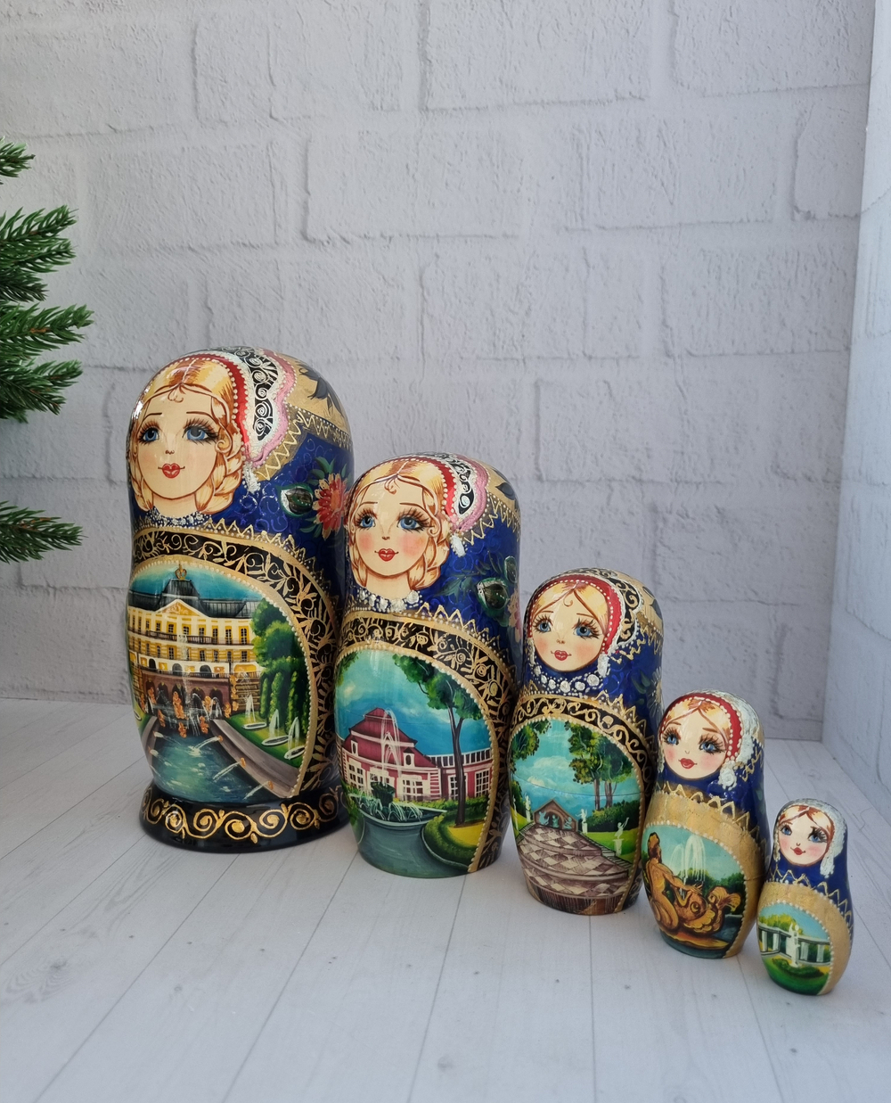 Матрёшка 5м 18см Петергоф