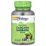 Solaray, True Herbs, каскара, 450 мг, 180 растительных капсул