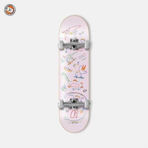 Детский скейтборд Футворк Dinos Light Micro 6.75"