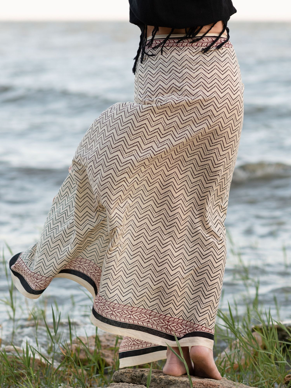 Легкий шарф-платок