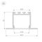 Профиль Arlight PLS-Lock-H25-FM-2000 White 033134