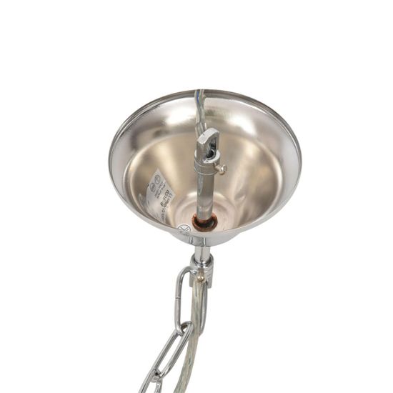 8316/8 CLASSI LN26 хром/белый, металл/хрусталь/текстиль Люстра E14 8*40W 220V MAGDA