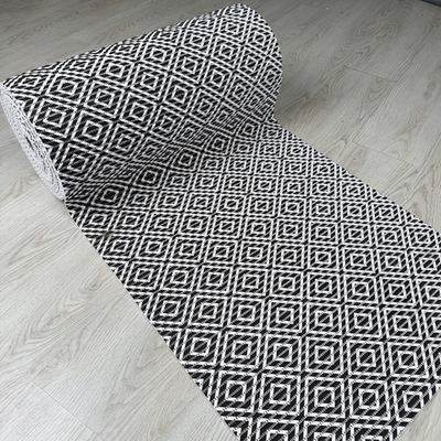 Коврик мерный AQUA STEP LUXE 1,3*15м толщина 5,5мм, M15937 BLACK/WHITE
