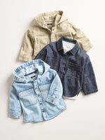 Куртка джинсовая с капюшоном Next N30-988, Голубой