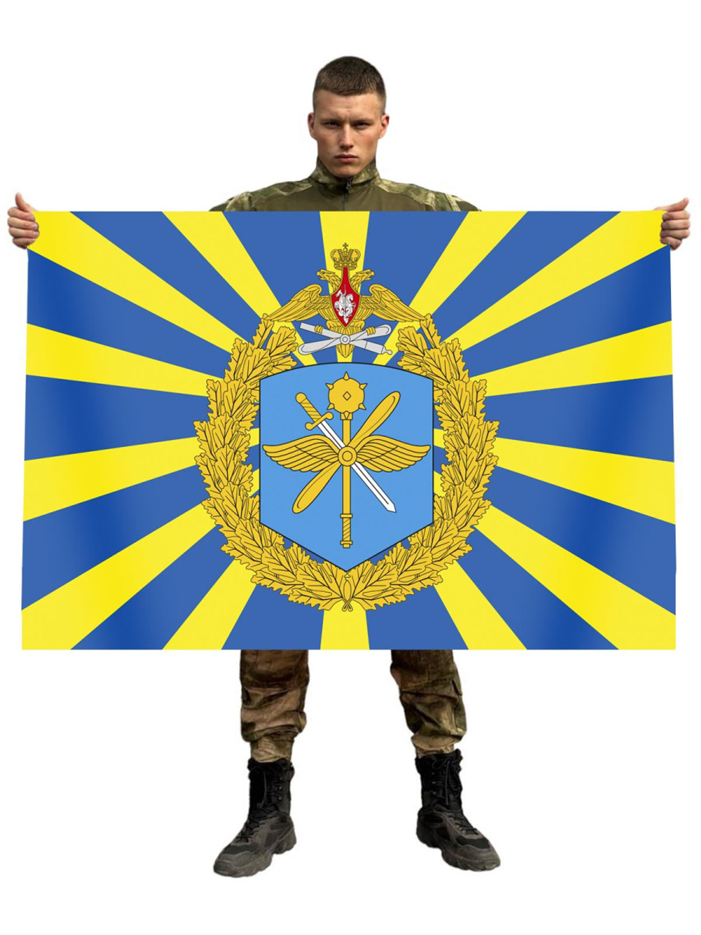 Флаг дальней авиации ВВС РФ 90x135 см